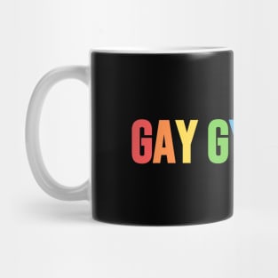 GAY GYMNAST (Pastel Rainbow) Mug